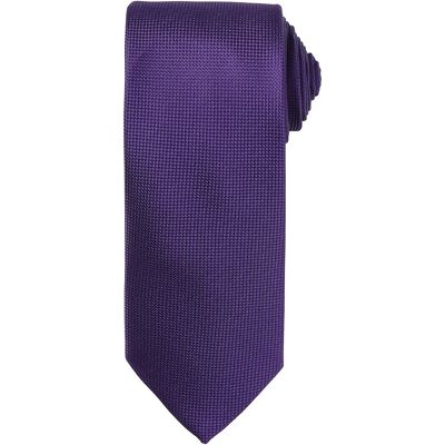 Premier Unisex Adult Micro Waffle Tie (Purple) - One Size Premier Unisex Adult Micro Waffle Tie (Purple) - One Size