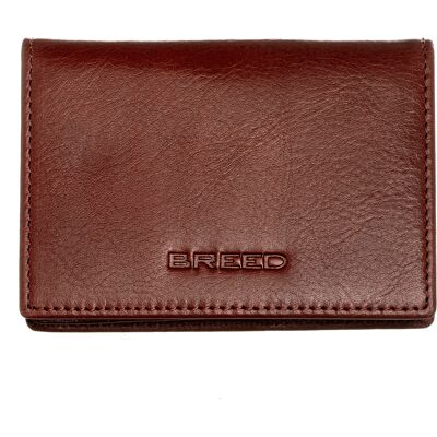 Breed Mens Porter Genuine Leather Bi-Fold Wallet - Brown - One Size Breed Mens Porter Genuine Leather Bi-Fold Wallet - Brown - One Size