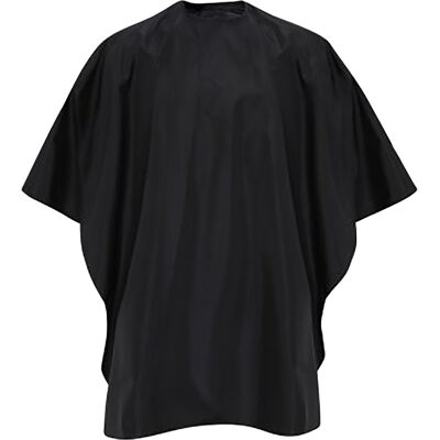 Premier Unisex Waterproof Salon Gown (Black) - One Size Premier Unisex Waterproof Salon Gown (Black) - One Size
