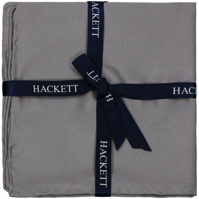 Hackett London Plain Satin Mens Grey Hank Handkerchiefs - Silver - One Size Hackett London Plain Satin Mens Grey Hank Handkerchiefs - Silver - One Size