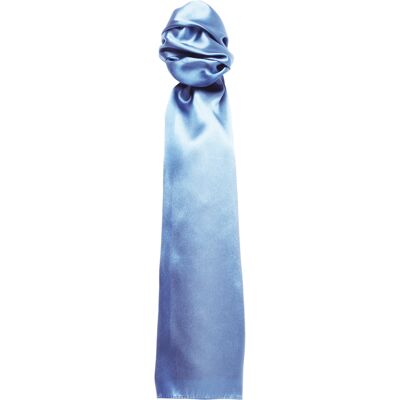 Premier Scarf - Ladies/womens Plain Business (Mid Blue) - One Size Premier Scarf - Ladies/womens Plain Business (Mid Blue) - One Size