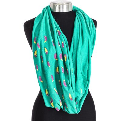 Buff Unisex Cotton Infinity Collar 101600 - Turquoise - One Size Buff Unisex Cotton Infinity Collar 101600 - Turquoise - One Size