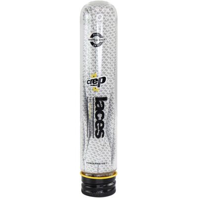 Crep Protect Unisex The Ultimate Round White/grey Shoe Laces - One Size Crep Protect Unisex The Ultimate Round White/grey Shoe Laces - One Size