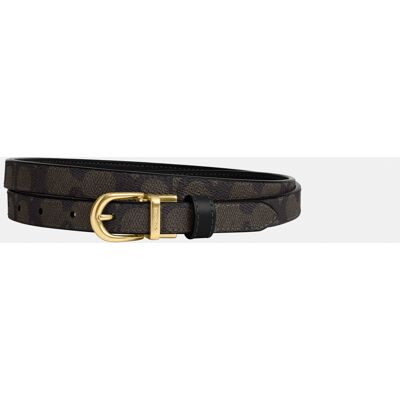 Coach Womens 18mm Cut To Size Classic Signature Pvc Belt - Beige - One Size Coach Womens 18mm Cut To Size Classic Signature Pvc Belt - Beige - One Size