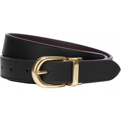 Coach Womens 25mm Cut To Size Classic Smooth Leather Belt - Black - One Size Coach Womens 25mm Cut To Size Classic Smooth Leather Belt - Black - One Size