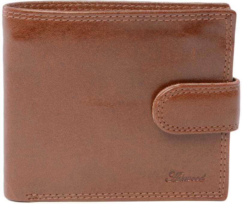Ashwood Leather Mens Classic Billfold Wallet With 3 Card Slots & Id Tab - Tan - One Size