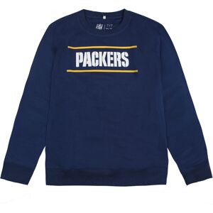 Fanatics Green Bay Packers Coach Core Mens Sweater - Navy Cotton - Size Medium