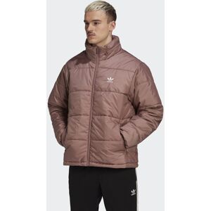 Adidas Originals Mens Essentials Padded Puffer Jacket - Purple Recycled Material - Size Small
