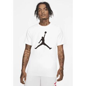 Nike Mens M J Jumpman Ss Crew T Shirt In White Jersey - Size X-Large