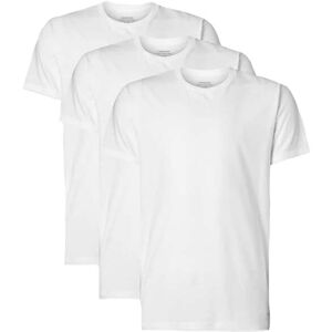 Calvin Klein Mens Crew Neck T-Shirt 3 Pack - White Cotton - Size X-Large