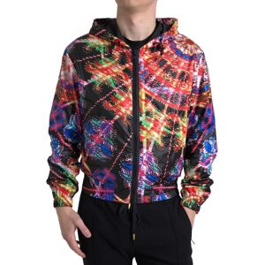 Dolce & Gabbana Mens Multicolor Hooded Sweatshirt Sweater - Multicolour - Size It 46 (Men'S)