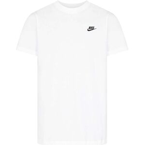 Nike Sportswear Mens Club T Shirt White Cotton - Size Large