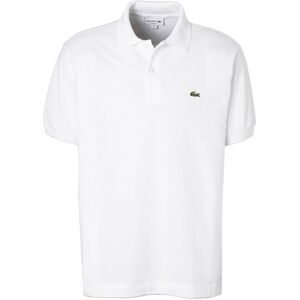 Lacoste Mens Polo Classic Fit White Cotton - Size Medium
