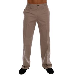 Dolce & Gabbana Mens Cotton Stretch Chinos Pants - Beige - Size It 44 (Men'S)