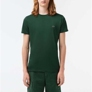 Lacoste Mens Cotton Pima T-Shirt In Green - Size X-Small