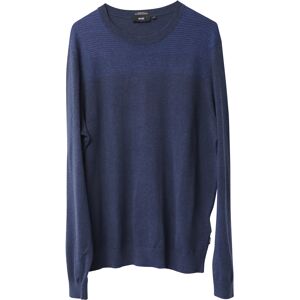 Hugo Boss Pre-Owned Mens Regular Fit Sweater In Blue Cotton - Size Large