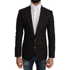 Dolce & Gabbana Mens Brown Wool Sicilia Jacket Coat Blazer - Size It 44 (Men'S)