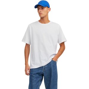 Jack & Jones Mens T-Shirt - White Cotton - Size Small