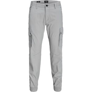 Jack & Jones Mens Casual Cargo Pants - Grey - Size 33w/30l