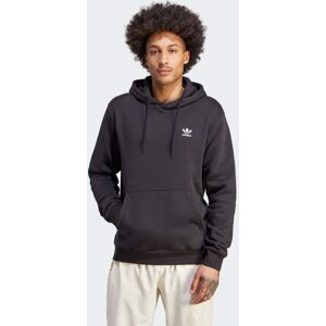 Adidas Originals Mens Trefoil Essentials Hoodie - Black Cotton - Size Small