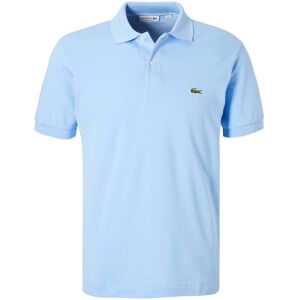 Lacoste Mens Polo Ss L1212 Classic Fit Light Blue Cotton - Size Medium