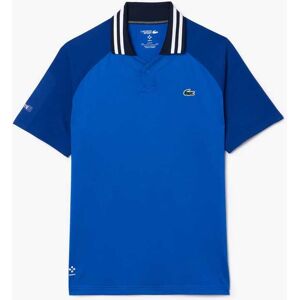 Lacoste Mens Tennis X Daniil Medvedev Slim-Fit Polo Shirt In Blue - Size Medium