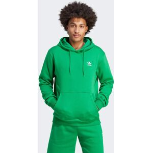 Adidas Originals Mens Trefoil Essentials Hoodie - Green Cotton - Size X-Small