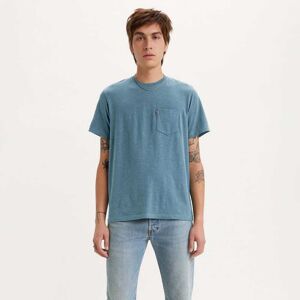Levi'S Mens Levis Classic Pocket T-Shirt In Indigo - Indigo Blue Cotton - Size Medium