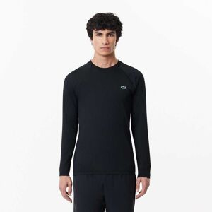 Lacoste Mens Slim Fit Stretch Sport T-Shirt In Black - Size X-Small