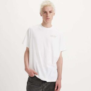 Levi'S Mens Levis Headline Relaxed T-Shirt In White Cotton - Size Medium