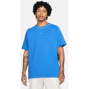 Nike Mens Strike 22 Cotton Heavy Weight T Shirt Loose Fit Dh9361 - Blue - Size Medium