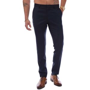 Hugo Boss Mens Getlin182 Trousers In Dark Blue Wool - Size 34w/32l