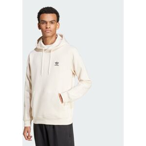 Adidas Originals Mens Trefoil Essentials Hoodie - Ivory Cotton - Size X-Small
