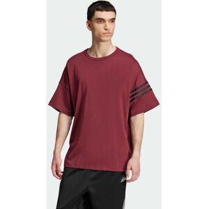 Adidas Originals Mens Neuclassics Tee - Dark Red Cotton - Size Medium