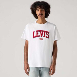 Levi'S Mens Levis Relaxed Baby Tab T-Shirt In White Cotton - Size Medium