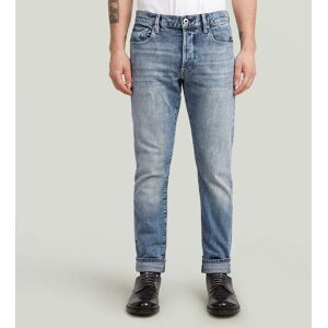 G Star Raw Mens G-Star Raw 3301 Slim Selvedge Jeans - Blue - Size 40w/34l