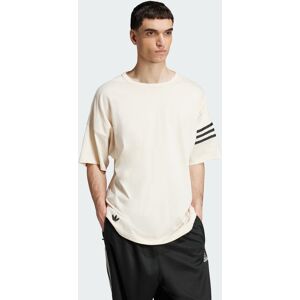 Adidas Originals Mens Neuclassics Tee - Off-White Cotton - Size Medium
