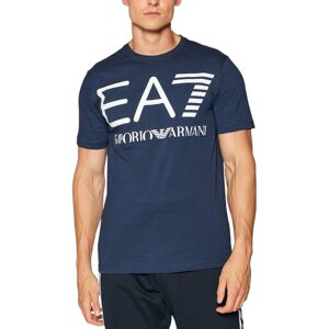 Armani Ea7 6kpt23 Mens T Shirts Crew Neck Emporio Tee Casual Summer Cotton Tops - Navy - Size 2xl