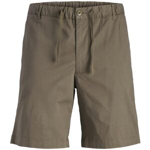 Jack & Jones Mens Casual Cotton Summer Jogger Shorts - Mocha - Size Medium