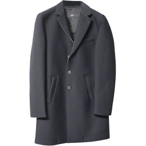 Hugo Boss Pre-Owned Mens Single-Breasted Coat In Black Polyamide - Size Small