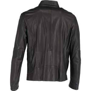 Hugo Boss Pre-Owned Mens Zipped Jacket In Black Leather - One Size