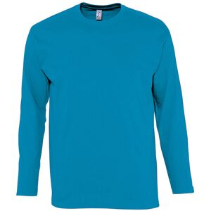 Sols Mens Monarch Long Sleeve T-Shirt (Aqua) - Blue - Size 4xl Sols Mens Monarch Long Sleeve T-Shirt (Aqua) - Blue - Size 4xl