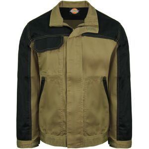 Dickies Two Tone Mens Khaki Black Everyday Work Wear Jacket Ed24/7jk Khaki/black - Size 2xl Dickies Two Tone Mens Khaki Black Everyday Work Wear Jacket Ed24/7jk Khaki/black - Size 2xl