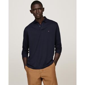 Tommy Hilfiger Liquid Cotton Mens Long Sleeve Polo - Navy - Size Large Tommy Hilfiger Liquid Cotton Mens Long Sleeve Polo - Navy - Size Large