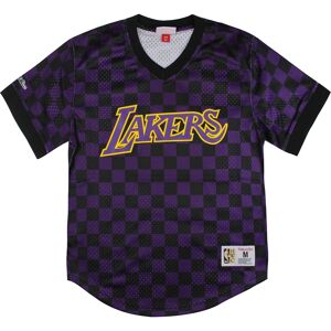 Mitchell & Ness Nba La Lakers Wordmark Mesh Mens T-Shirt - Purple - Size Large Mitchell & Ness Nba La Lakers Wordmark Mesh Mens T-Shirt - Purple - Size Large