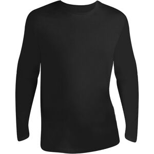 Sols Mens Monarch Long Sleeve T-Shirt (Deep Black) Cotton - Size 4xl Sols Mens Monarch Long Sleeve T-Shirt (Deep Black) Cotton - Size 4xl