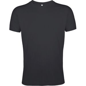 Sols Mens Regent Slim Fit Short Sleeve T-Shirt (Dark Grey) Cotton - Size X-Large Sols Mens Regent Slim Fit Short Sleeve T-Shirt (Dark Grey) Cotton - Size X-Large