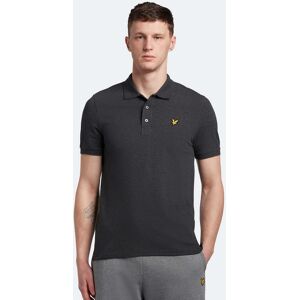 Lyle & Scott Mens Plain Polo Shirt In Dark Grey Cotton - Size X-Small Lyle & Scott Mens Plain Polo Shirt In Dark Grey Cotton - Size X-Small
