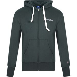 Champion Mens Classic Script Logo Black Zip Hoodie Cotton - Size X-Small Champion Mens Classic Script Logo Black Zip Hoodie Cotton - Size X-Small