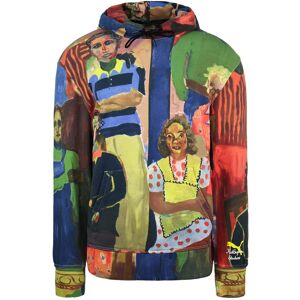 Puma X Kidsuper Studios Long Sleeve Pullover Mens Printed Hoodie 530407 02 - Multicolour Cotton - Size Medium Puma X Kidsuper Studios Long Sleeve Pullover Mens Printed Hoodie 530407 02 - Multicolour Cotton - Size Medium